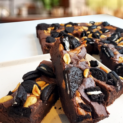 Salted Peanut Butter Brownie